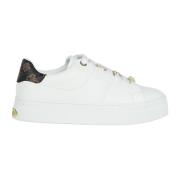 Elegant Logo Skinn Sneakers