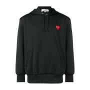 Svart Play Sweatshirt Hettegenser