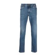Blå Straight Leg Jeans Variant Abbinata