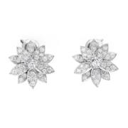 Pre-owned White Gold earrings