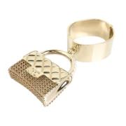 Pre-owned Metal chanel-jewelry