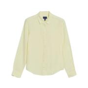 Lemonade Yellow Lin Chambray Skjorte