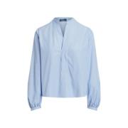 Klassisk Bomull Poplin Bluse