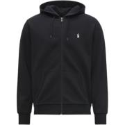 Sort Polo Ralph Lauren Double-Knit Full-Zip Hoodie Hettejakke