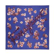 Silke Fikenprint Foulard Skjerf