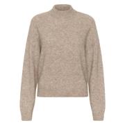 Koselig Pullover - Varm Sand Melange