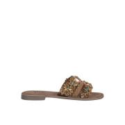 Fargerik Perleflate Sandal