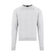 Lys Grå Crewneck Genser