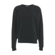 Svart Brodert Logo Sweatshirt Aw24