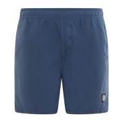 Blå Logo Patch Shorts