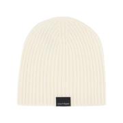 Ribbet Ull Beanie - Nøytral