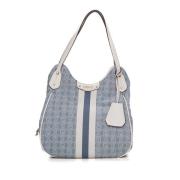 Logo Print Satchel Bucket Bag