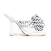 Heklet Rose Stiletthæl Sandal