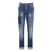 Ødelagte jeans i brukt-look Cavicchioli