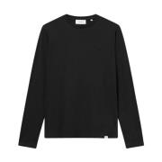 Sort Tonal LS T-Shirt Genser