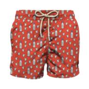 Menns Strand Shorts Micro Mønster