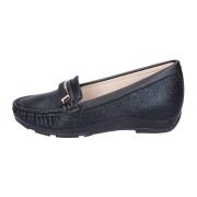 Dame syntetiske skinnloafers