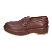 Lær Loafers for Kvinner