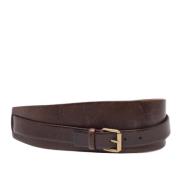 Pre-owned Leather belts