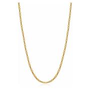 Mens Gold Modern Figaro Belcher Chain