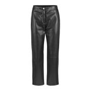 Vegan Leather Skinny Trousers