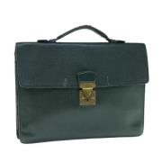 Pre-owned Leather briefcases