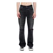 Slitt Shotgun Straight Svart Jeans