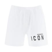 Logo Bomullsshorts Made in Italy