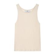 Lyocell Rib Tank Top - Ecru