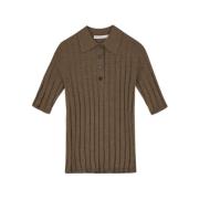 Merino Top Sephia Brown T-Shirt