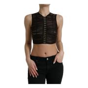 Pyntet Nylon Cropped Top