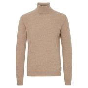 Sølv Mink Roll Neck Sweater