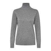 MilaSZ Rollneck Pullove Sweater Mist Grey