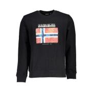 Koselig Fleece Sweatshirt med Rund Hals