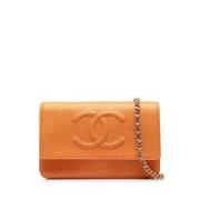 Pre-owned Leather chanel-bags