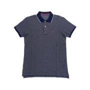 Jacquard Bomull Polo Skjorte Logo CH