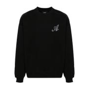 Svart Sweatshirt Aw24 Herremote