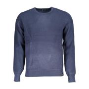 Kontrast Detalj Crew Neck Sweater