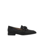 Glitter Moccasin med Square Toe