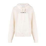 Logo Sweatshirt i Dune Bomull Terry