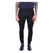 Skinny Fit Svart Stretch Jeans