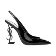 Svarte Slingback Pumps