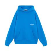 Oversized Cotton Fleece Hoodie - Marina