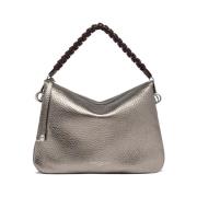 Maxi Grain Skinn Crossbody Veske