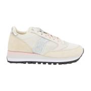 Beige Skinn Sneaker