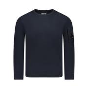 Blå Fleece Crew Neck Sweatshirt