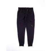 Børstet Cargo Sweatpants med Resist Dyed