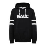 Sporty Hoodie Sweatshirt Svart