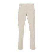 Corduroy Bukser Beige Straight Leg