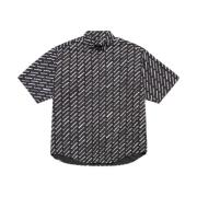 Logo Print Button-Down Skjorte